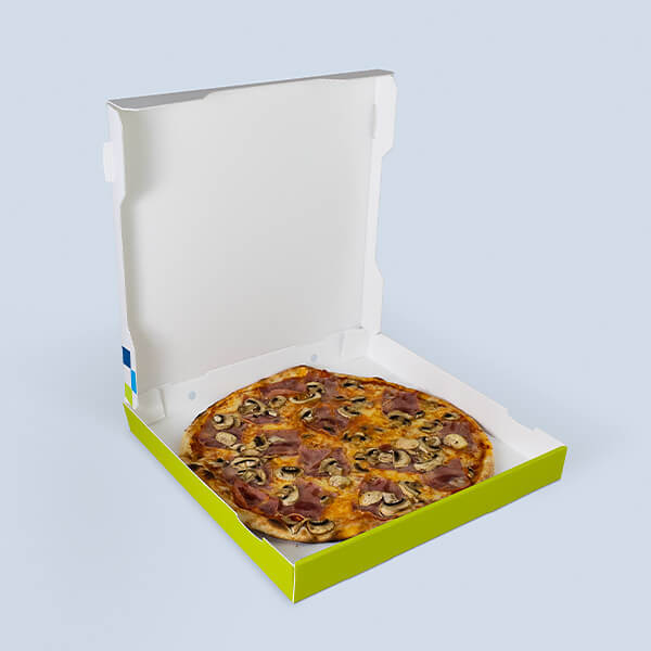 Boîte à pizza ondulée imprimée 12 x50 - Boîte à pizza
